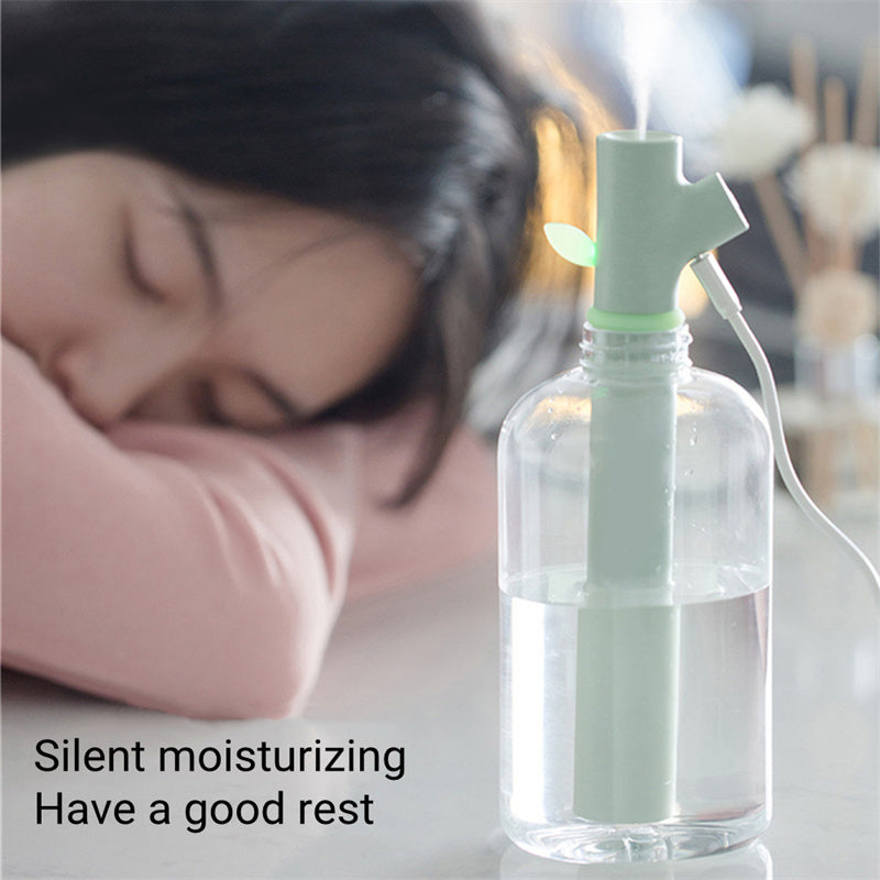 Mini Portable USB Air Humidifier Water Bottle Branch Ultrasonic Cool Mist Maker Fogger Humidificador Diffuser For Home Office